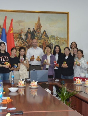 Представнице Конфуцијевог института на пријему у Броду