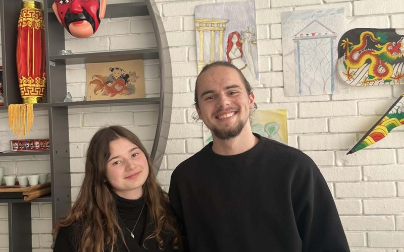 巴尼亚卢卡文法学校孔子课堂举办中国主题讲座